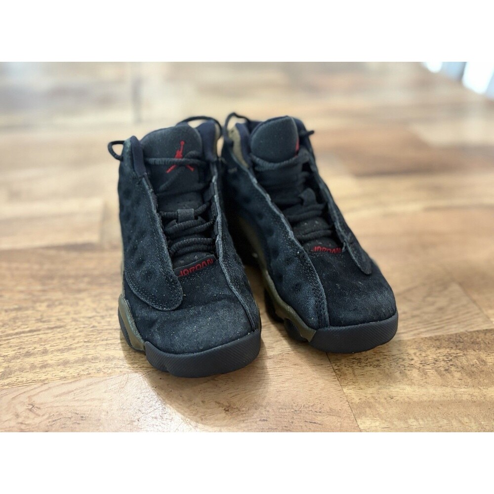 Jordan Air Jordan 13Boys' Mid Top SneakersBlack Olive US 1IC